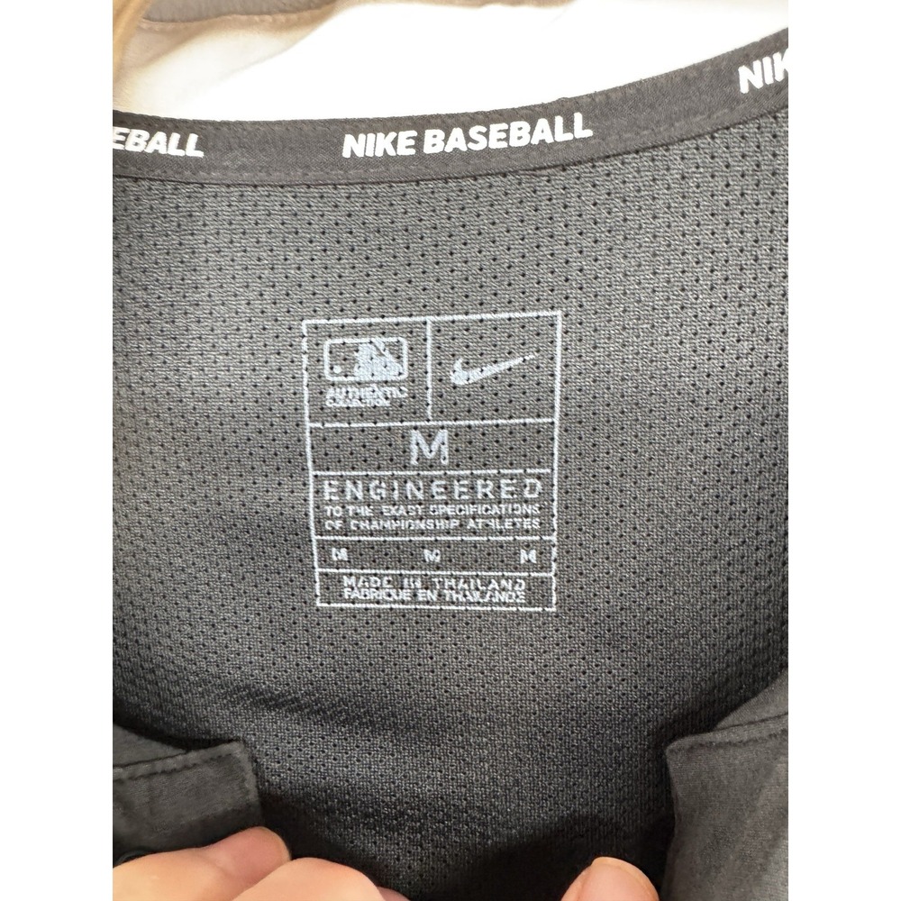Nike Engineered Chicago White Sox On Field Short Sleeve Jacket Black Men's M - Picture 3 of 5